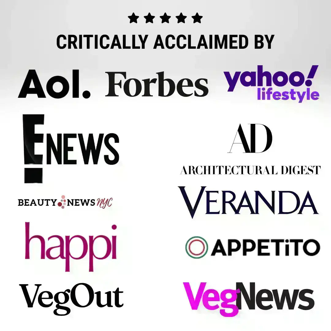 AEMBR critically acclaimed by media outlets like Forbes, AOL, Yahoo Lifestyle, E! News, and Veranda.