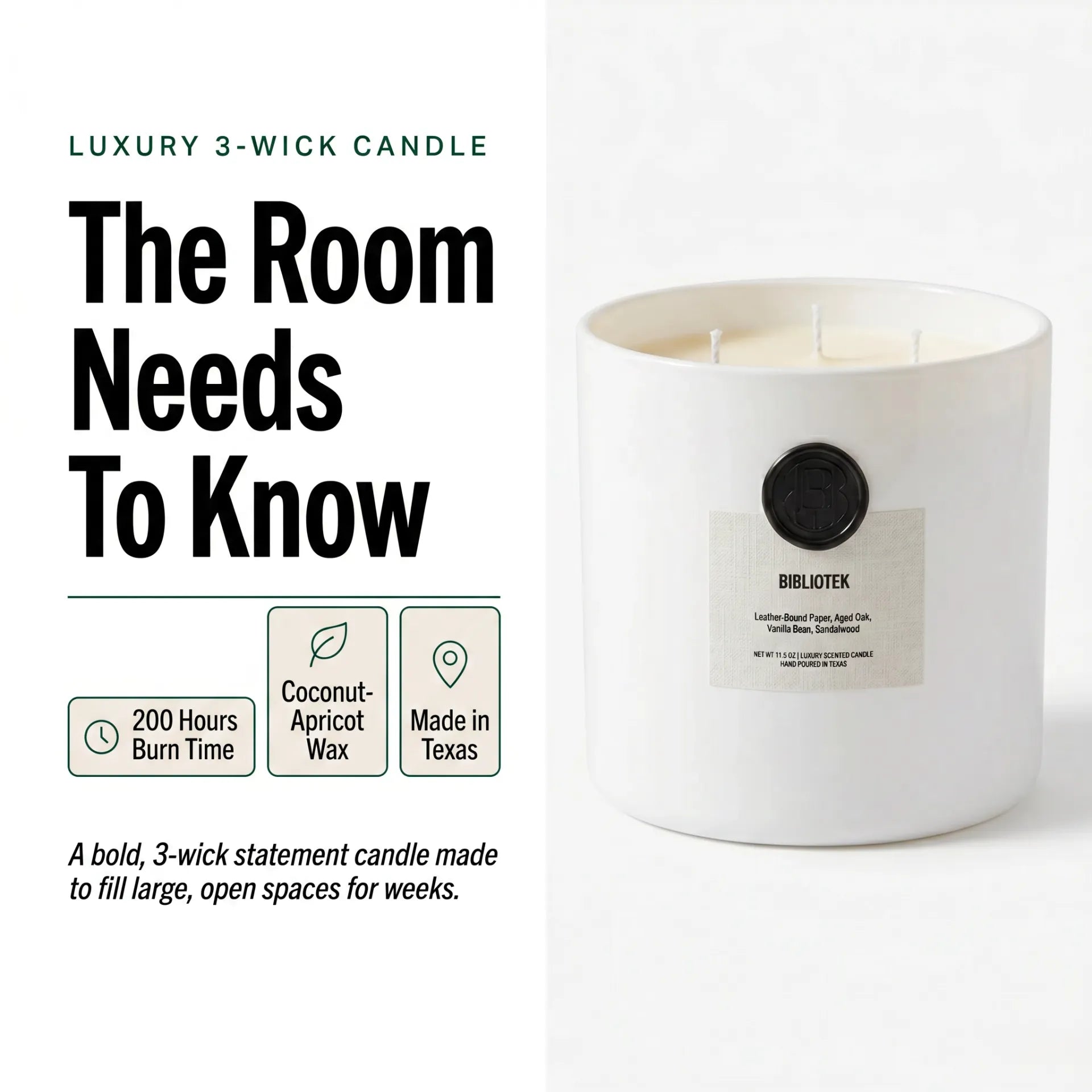 AEMBR The Viking Bibliotek candle with a detailed Viking ship design in warm wax, ideal for Nordic-themed decor.