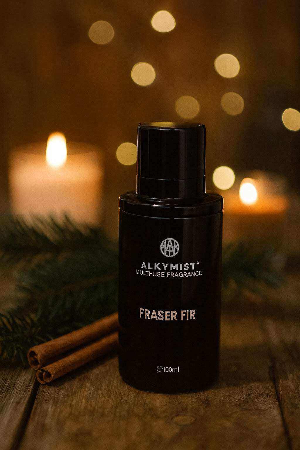 AEMBR Christmas Tree Bundle with Fraser Fir Alkymist candle and Viking Candle, featuring festive holiday-themed candle designs.