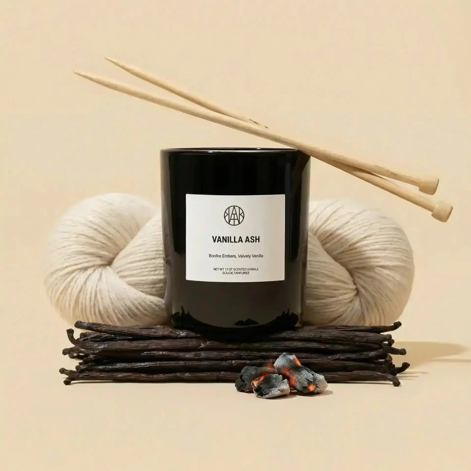 Vanilla Ash Candle - AEMBR - Clean Non - Toxic Luxury Goods