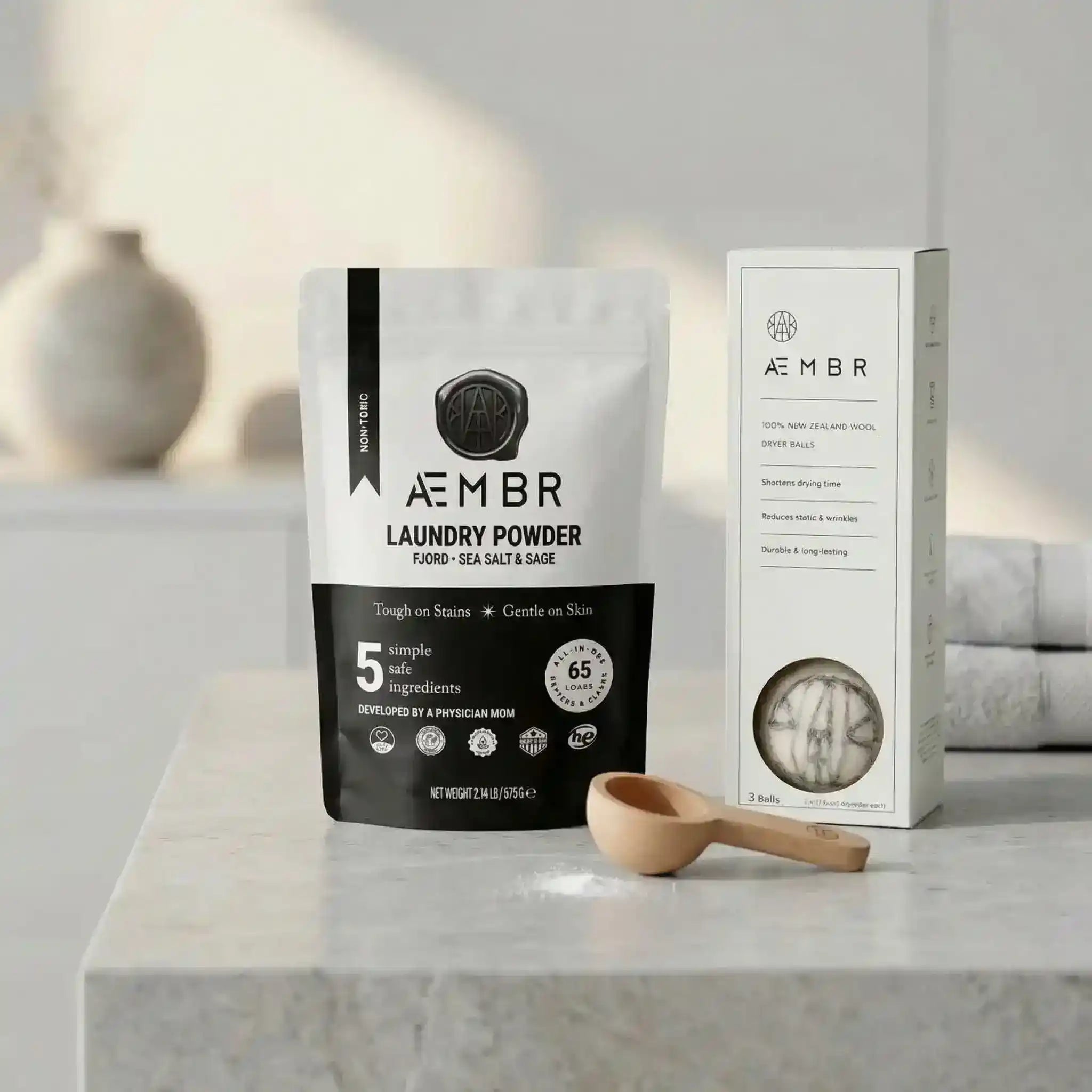 Fresh & Elevated Laundry Routine - AEMBR - Clean Non - Toxic Luxury Goods