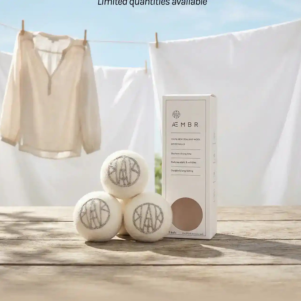 Dryer Balls Welcome Gift - AEMBR - Clean Non - Toxic Luxury Goods