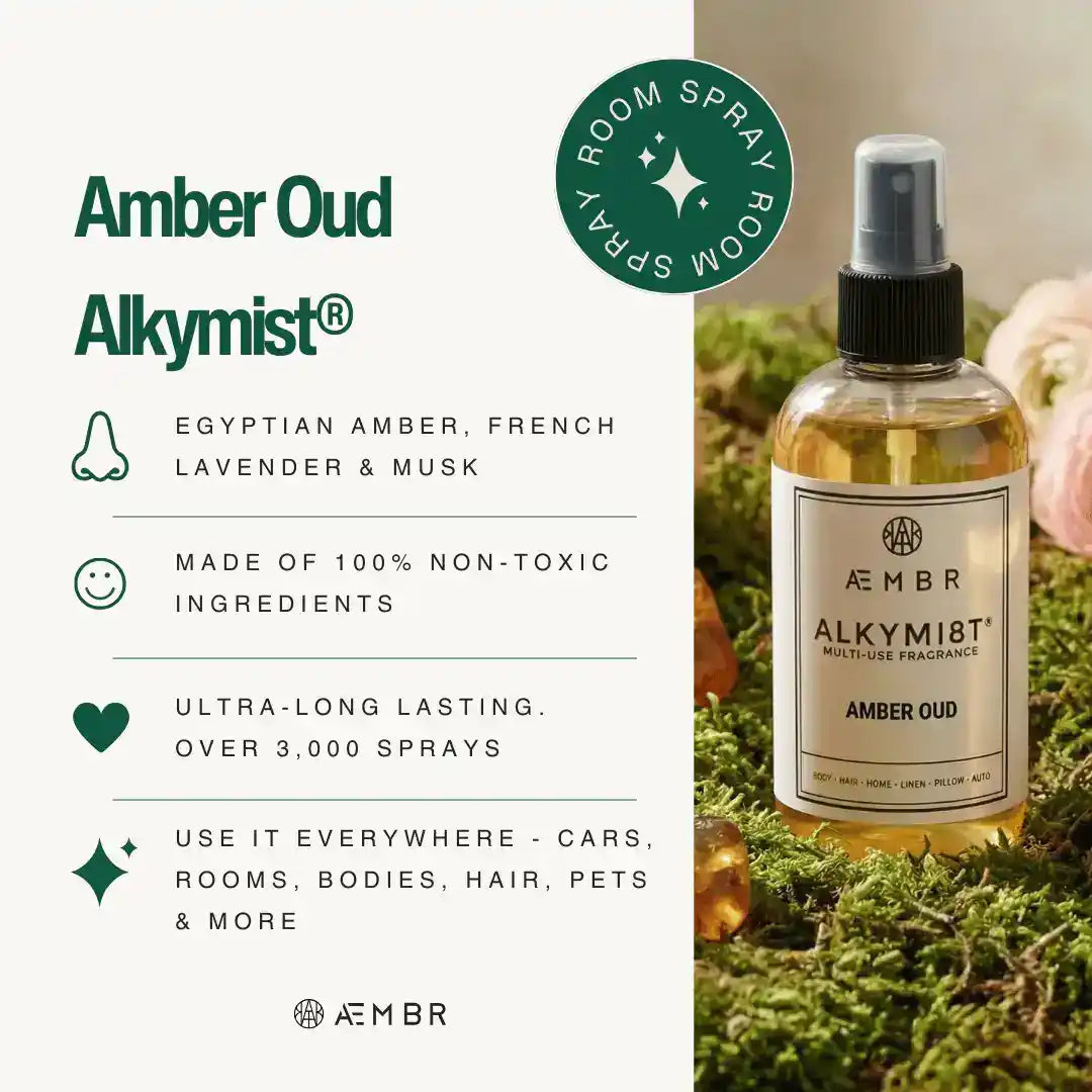 Alkymist® Room Spray - Amber Oud - AEMBR - Clean Non - Toxic Luxury Goods