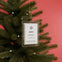 AEMBR JULETID wax melts on Christmas tree with pink background, non-toxic home fragrance