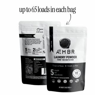 Non - Toxic Luxury Laundry Care Starter Kit - AEMBR - Clean Non - Toxic Luxury Goods