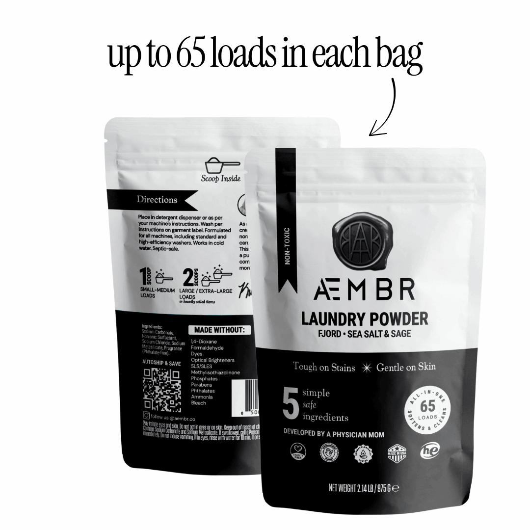 Non - Toxic Luxury Laundry Care Starter Kit - AEMBR - Clean Non - Toxic Luxury Goods