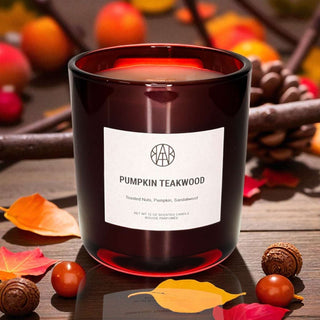 Pumpkin Teakwood Candle - AEMBR - Clean Non - Toxic Luxury Goods