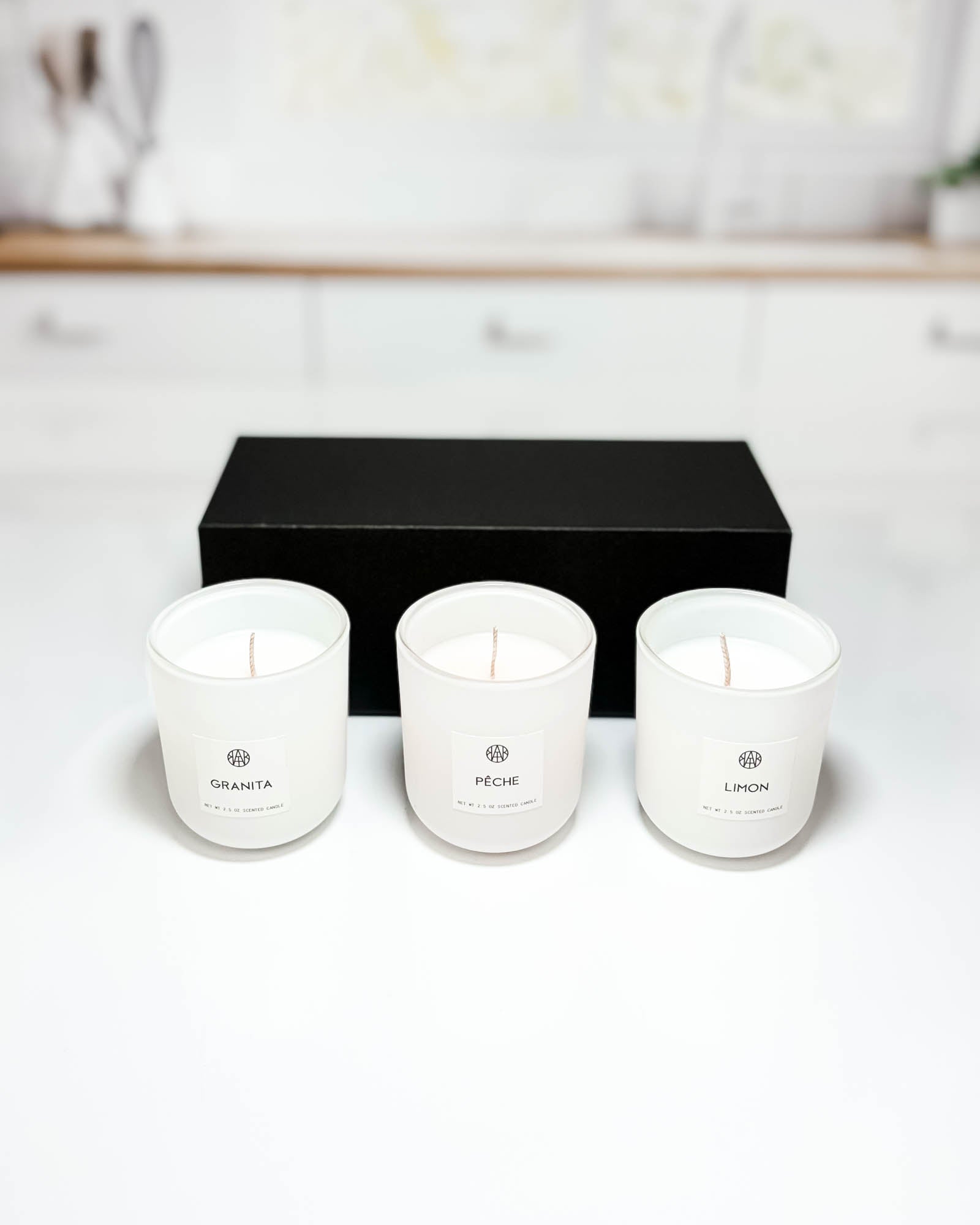 LUXURY VOTIVE TRIO Gift Set - Kitchen - AEMBR - Clean Luxury Candles, Wax Melts & Laundry Care