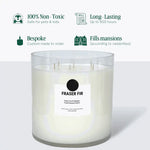 AEMBR Fraser Fir non-toxic candle, long-lasting, bespoke, safe for pets and kids, luxury scent.