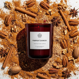 Pumpkin Teakwood Candle