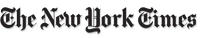 The New York Times black gothic logo on transparent background
