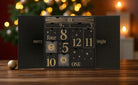 AEMBR luxury Advent Calendar 2025 featuring numbered doors and festive holiday design for countdown to Christmas.