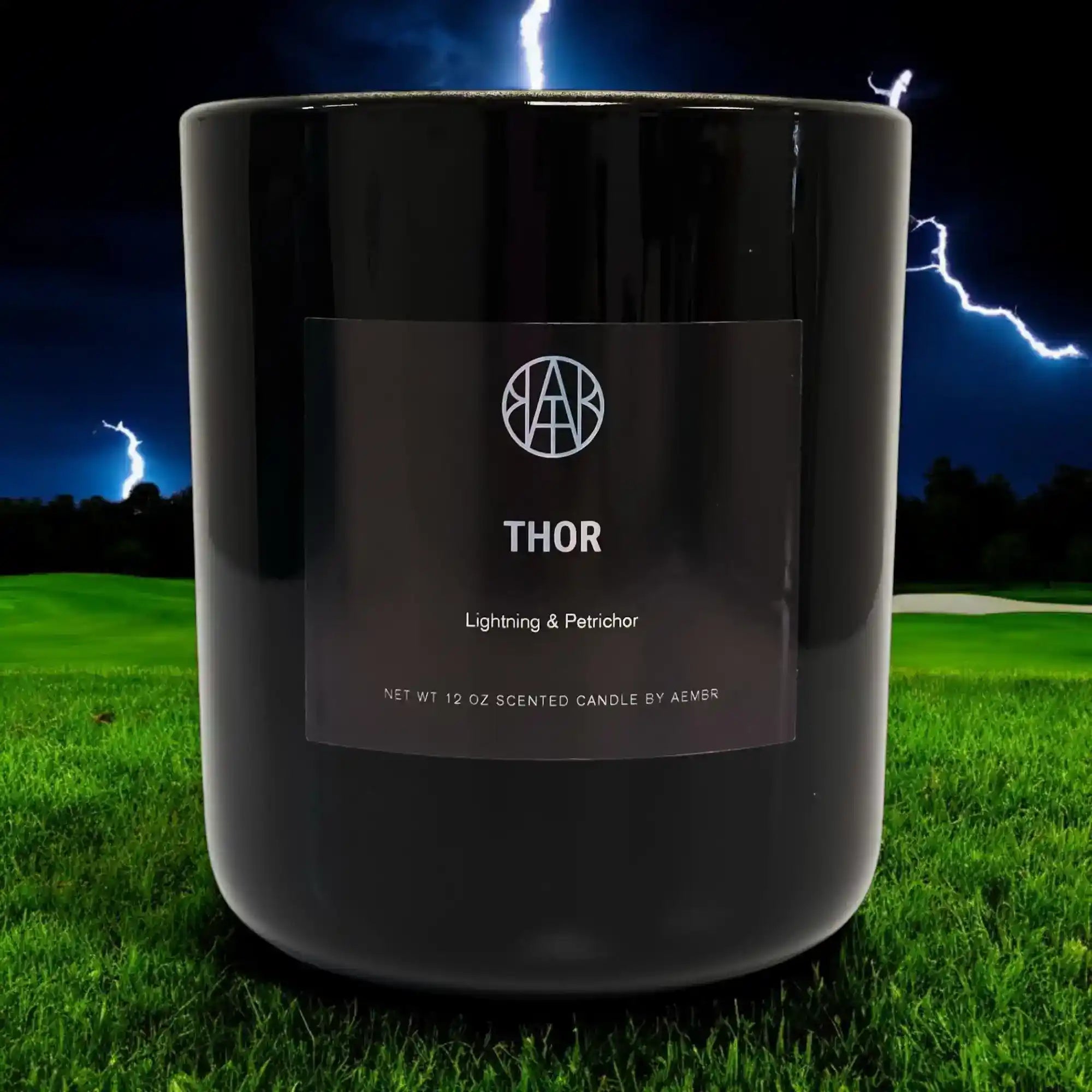 AEMBR Thor Candle with detailed design, made of wax, featuring a mythological theme, perfect for home decor or ambiance.