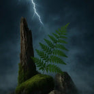 AEMBR Thor Candle with detailed design, featuring a tall, decorative candle in a natural setting.