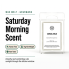 AEMBR Cereal Milk Luxury Coconut Wax Melts 70g - Flame-Free Gourmand Fragrance - Saturday Morning Scent