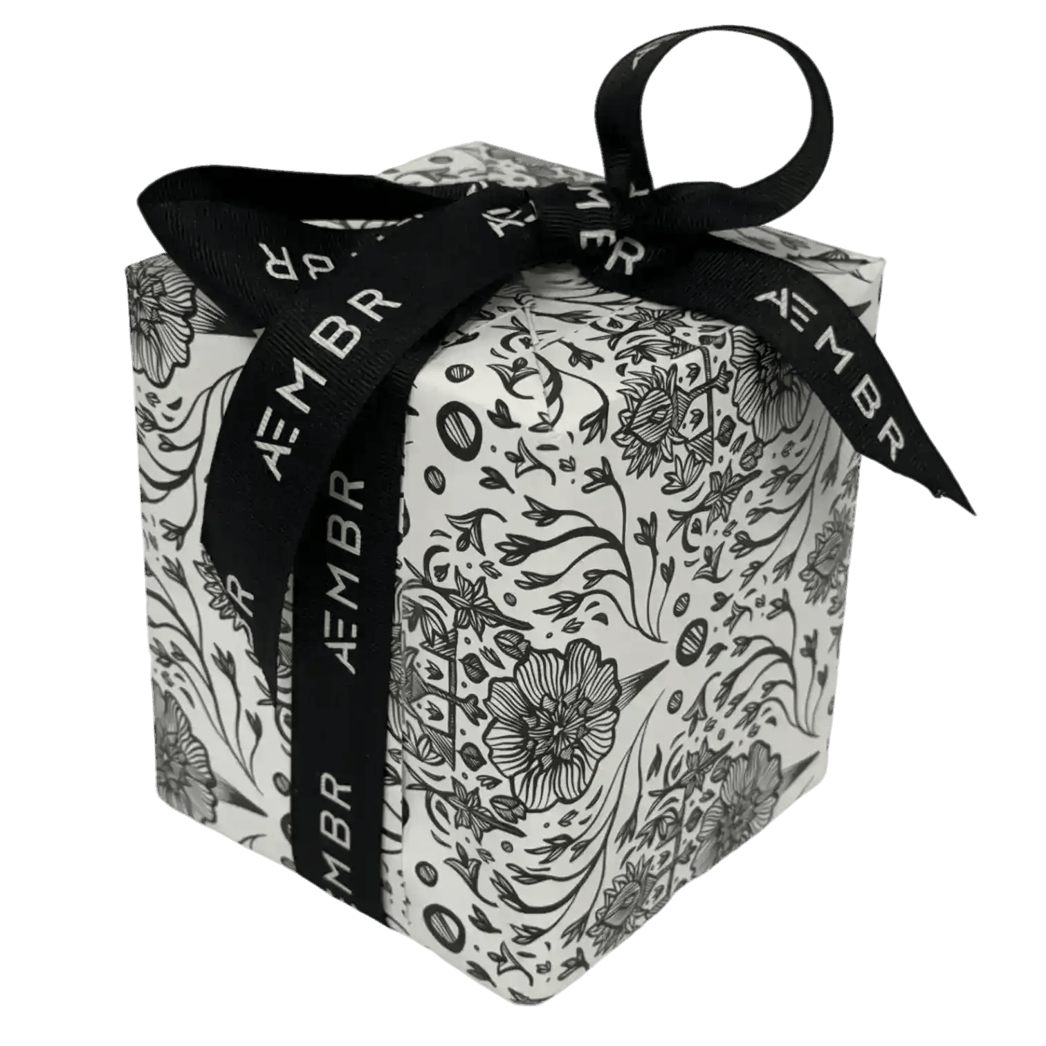 AEMBR gift wrap with a hidden design, shown neatly folded, ready to be used for gift wrapping.