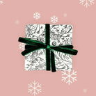 AEMBR gift wrap, hidden product packaging with elegant design, shown in a clean, folded presentation for gift wrapping.