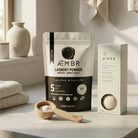 AEMBR Non-Toxic Laundry Routine Kit featuring natural laundry products with Aristocrat Patchouli Musk scent in a bundle.