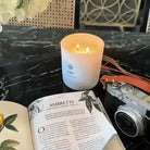 Fjord Candle from AEMBR, part of the Fjord lovers laundry care bundle, featuring a sleek candle design and calming aesthetic