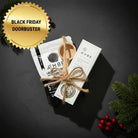 AEMBR luxury laundry gift set with sea salt, sage, blonde woods scent, including detergent and fabric softener bottles.