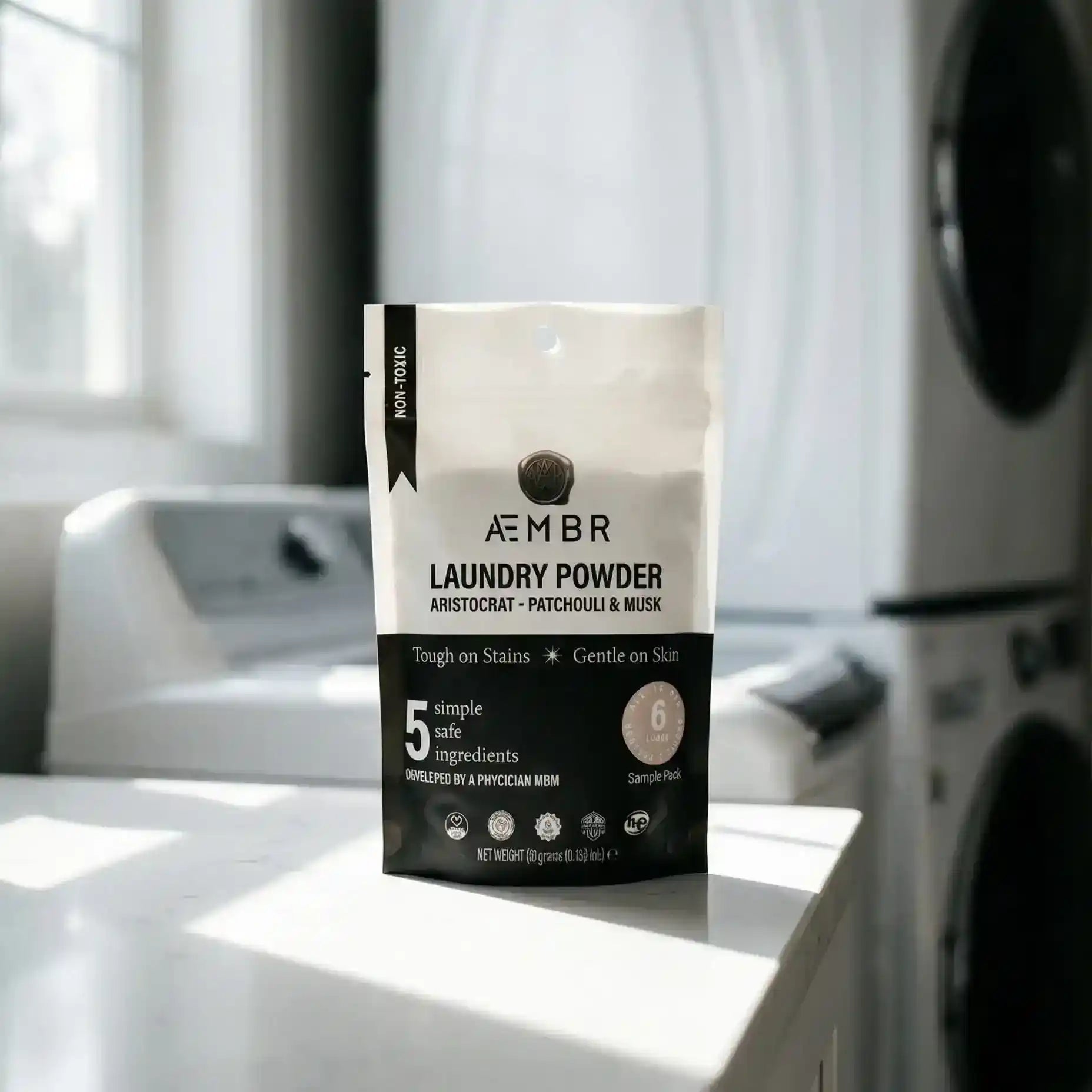 Laundry Powder Trial Pack - Aristocrat - AEMBR - Clean Non - Toxic Luxury Goods