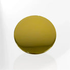 Gold Deluxe Candle Lid by AEMBR, a decorative metal lid with a polished finish designed for candle jars.