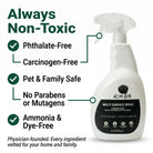 AEMBR Multi Surface Spray 6-Pack - Always non-toxic: phthalate-free, carcinogen-free, pet and family safe, ammonia and dye-free