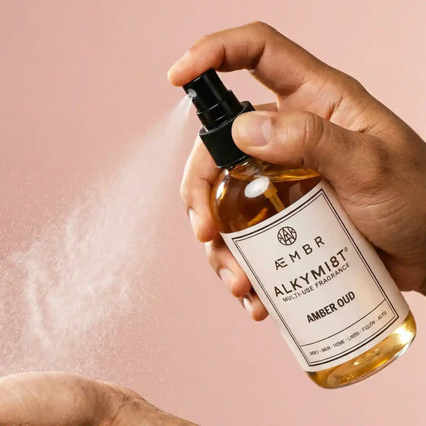 AEMBR Alkymist® Salt Room Spray - multi-use fragrance with sea salt, cardamom, and amber scent.