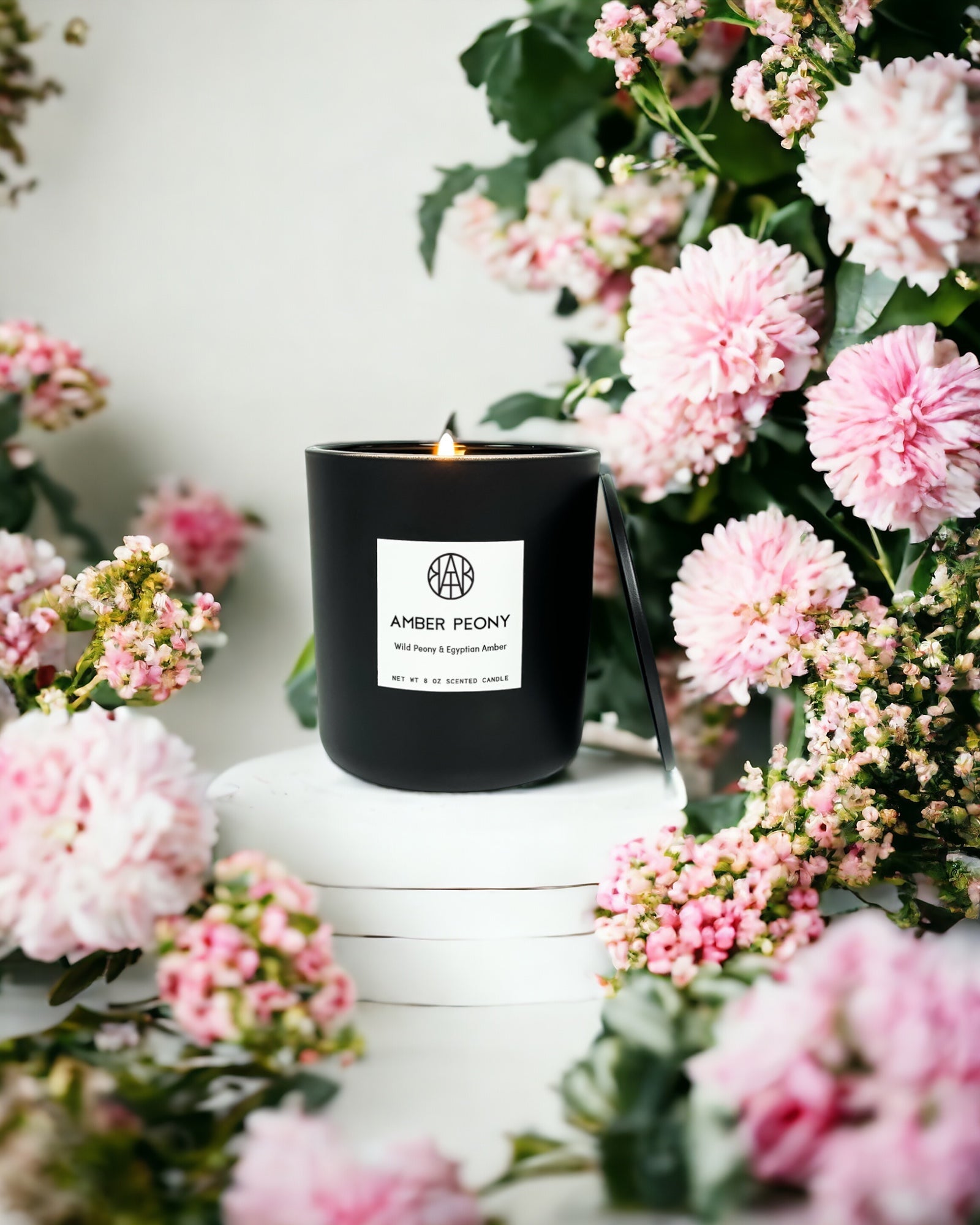 AMBER PEONY - Classic Candle - AEMBR - Clean Luxury Candles, Wax Melts &amp; Laundry Care
