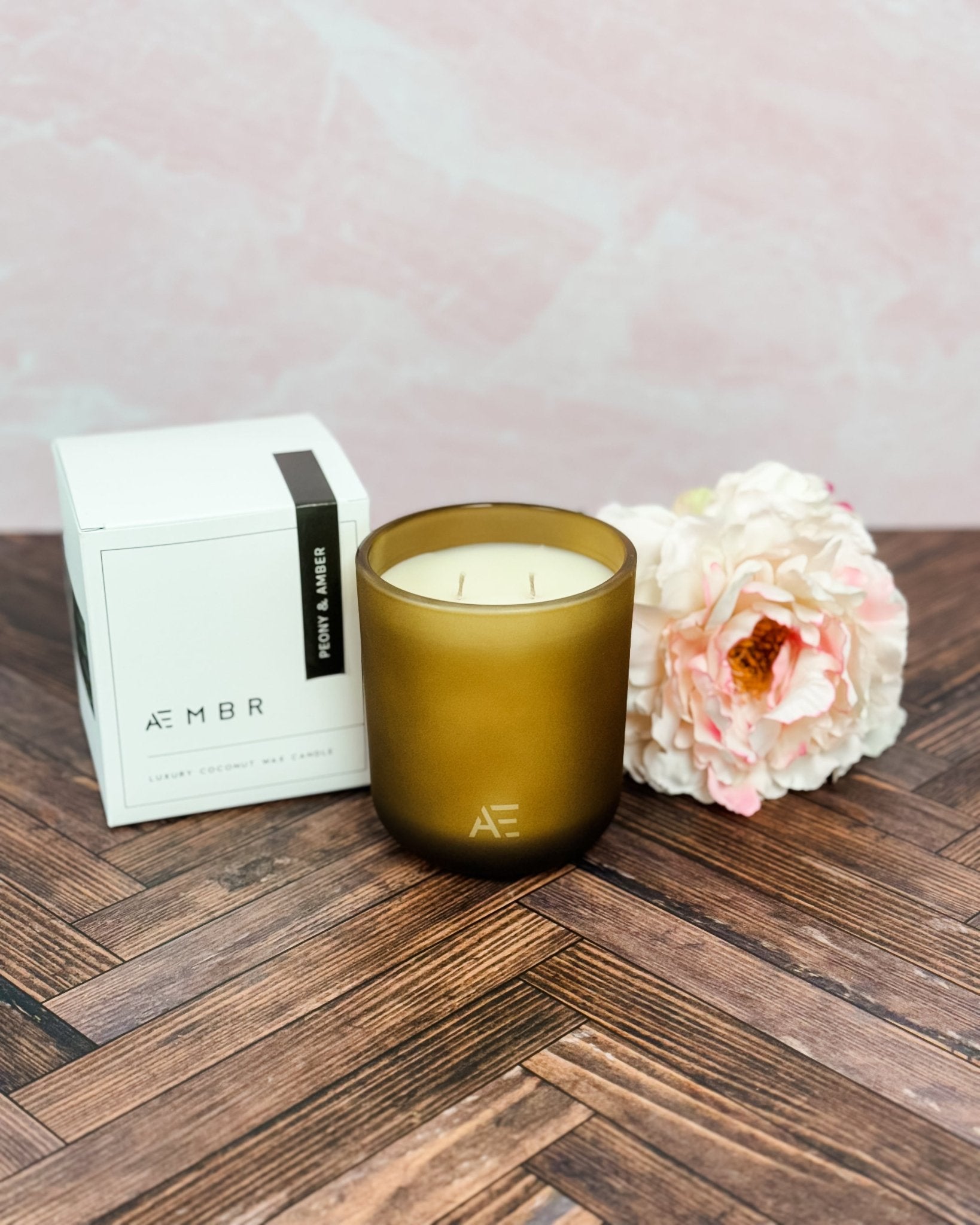 AMBER PEONY - Vintage Version - AEMBR - Clean Luxury Candles, Wax Melts & Laundry Care