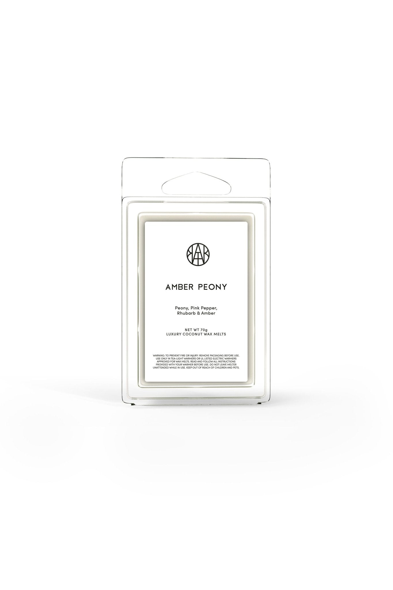 AMBER PEONY - Wax Melt - AEMBR - Clean Luxury Candles, Wax Melts & Laundry Care