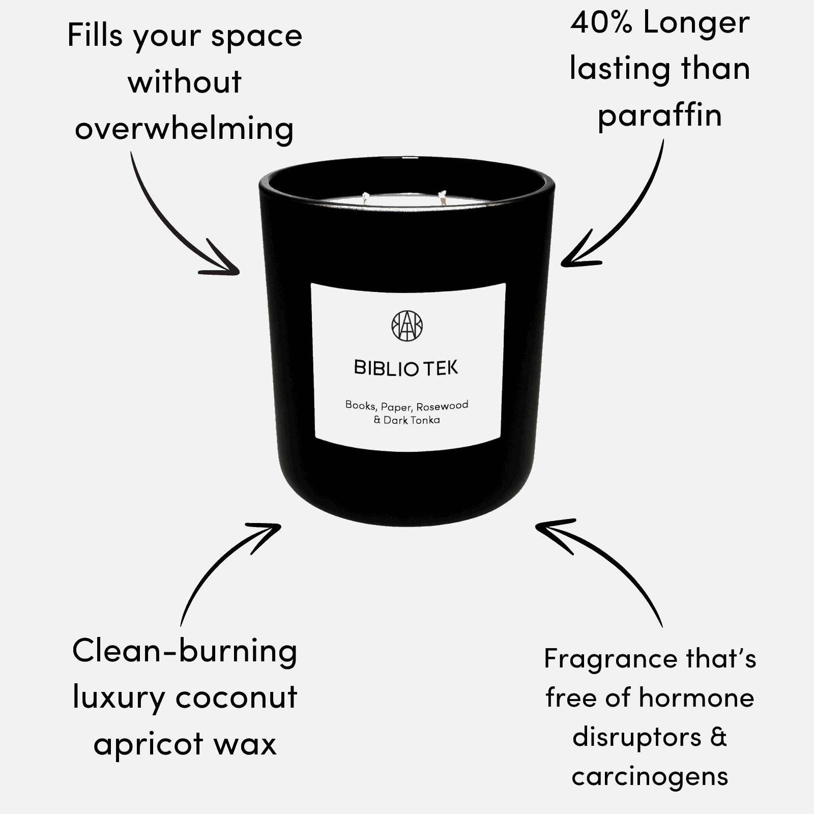 Bibliotek Candle - AEMBR - Clean Non - Toxic Luxury Goods