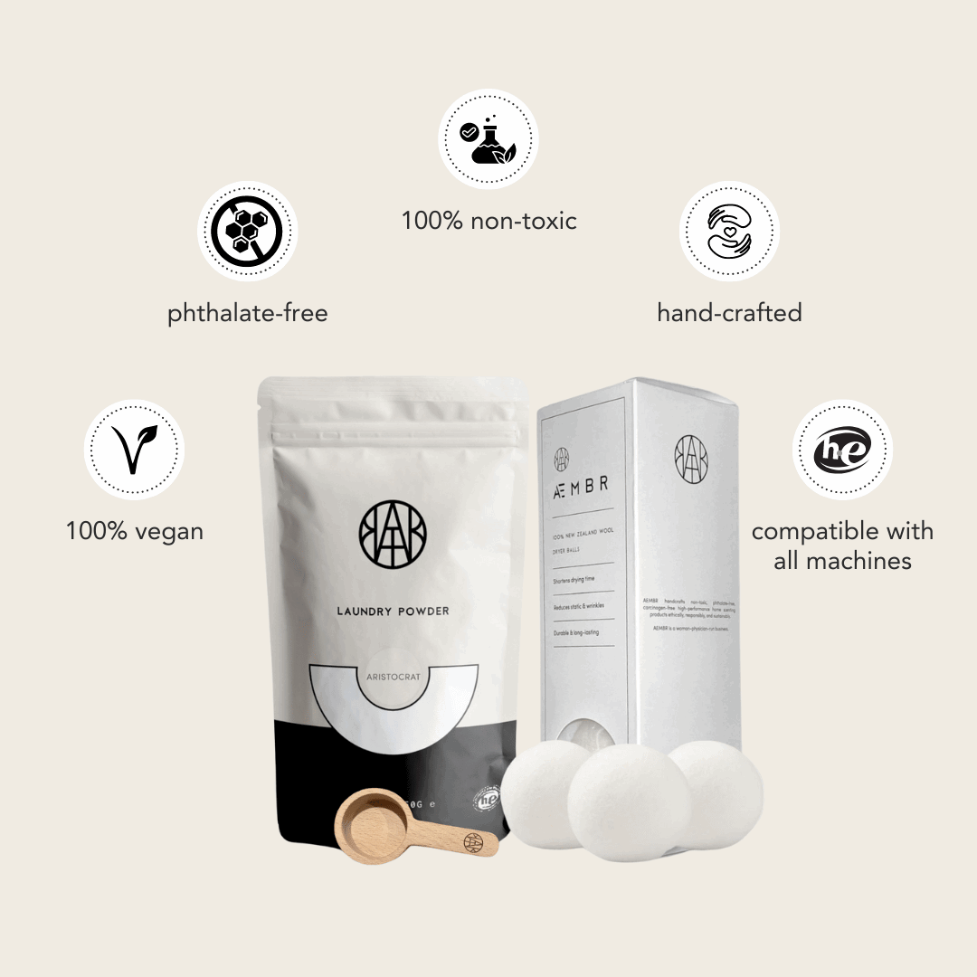 Dryer Balls - AEMBR - Clean Non - Toxic Luxury Goods