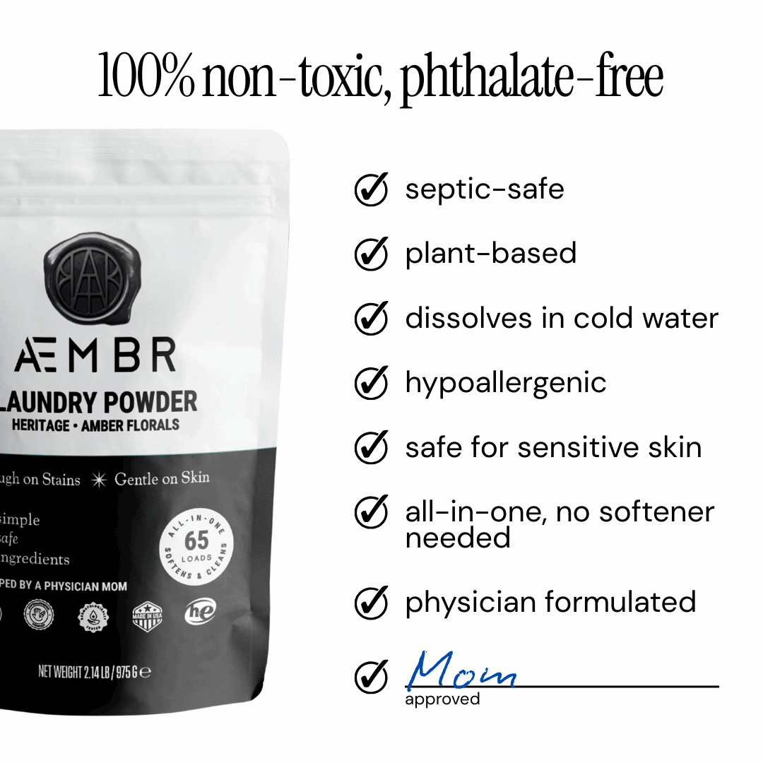 Non - Toxic Luxury Laundry Care Starter Kit - AEMBR - Clean Non - Toxic Luxury Goods