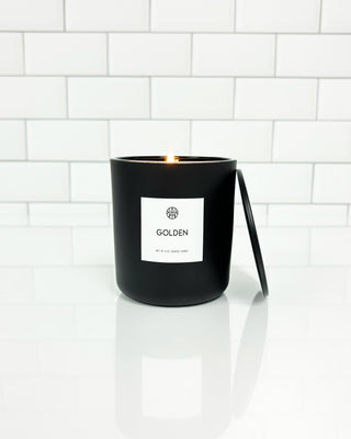 GOLDEN - Single Wick Candle & Lid