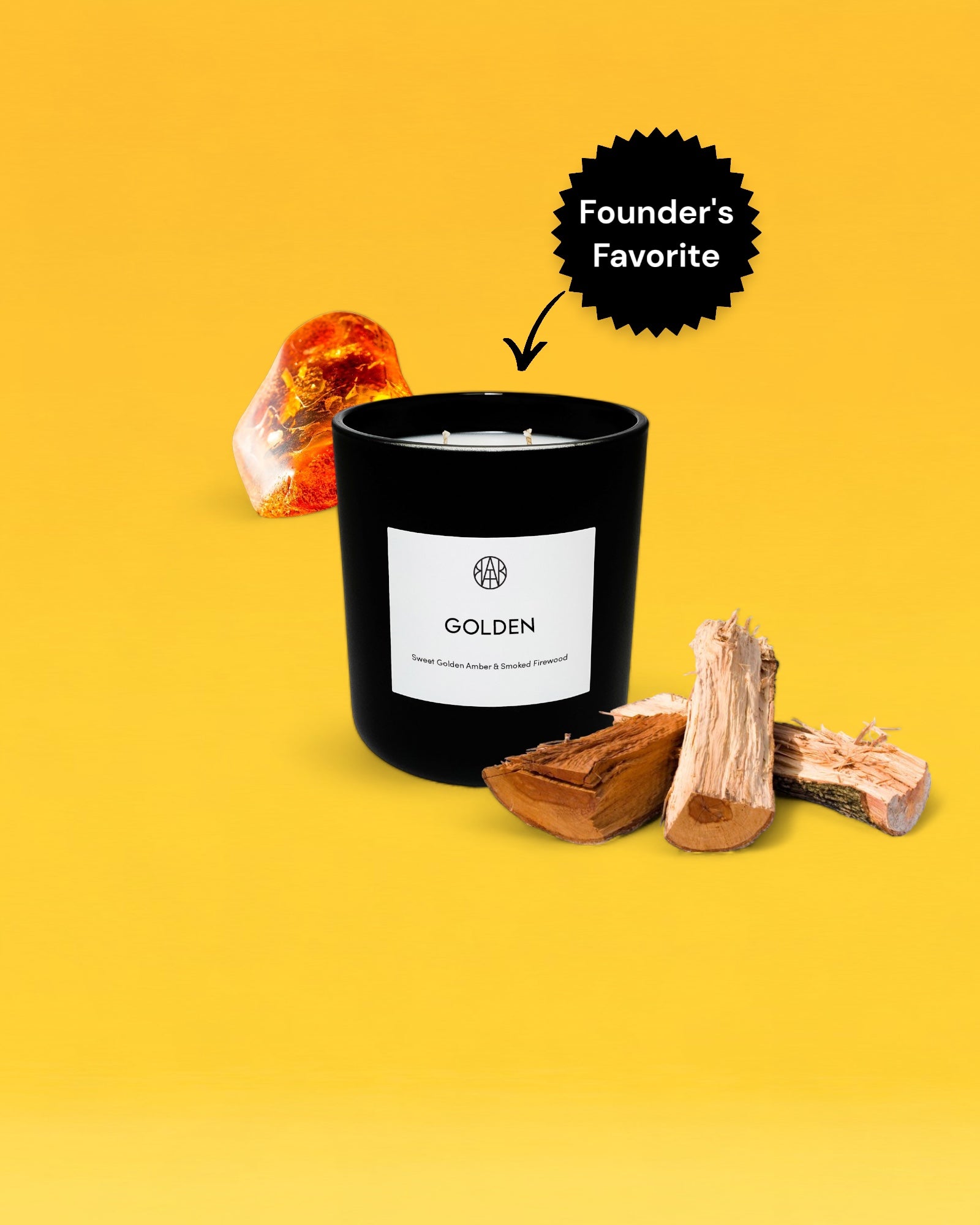 GOLDEN - Deluxe Candle - AEMBR - Clean Luxury Candles, Wax Melts & Laundry Care