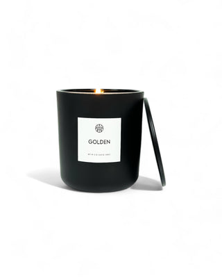 GOLDEN - Single Wick Candle & Lid