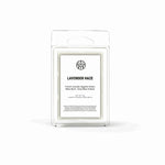 AEMBR Lavender Haze luxury coconut wax melt in clear plastic clamshell packaging
