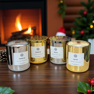 Juletid Candle - Silver & Gold Edition
